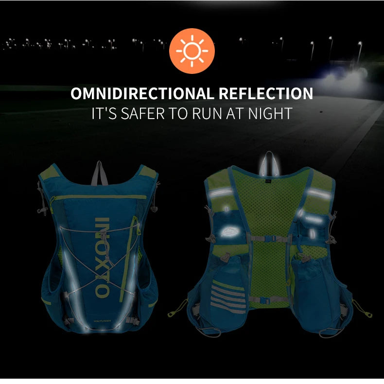 8L Hydration Vest Backpack – Running, Cycling, Hiking with 1.5L Bladder & 2x500ml Bottles